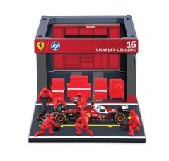 Bburago - Formula Racing F1 Pit Pass set - Ferrari SF-25 (2025), #16 Charles Leclerc, 1:43