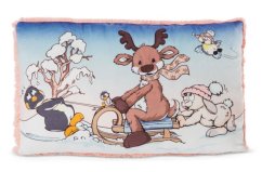 NICI vankúš Winter Friends 43x25 cm, ZELENÝ