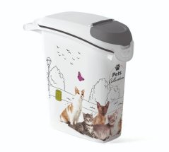 CURVER Kontejner na krmivo Vzor kočky 23l/10kg