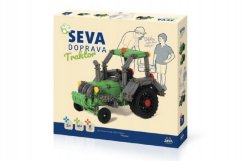 Set de construcții Seva Transport Tractor 384 piese 5+