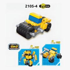 Qman Police Engineering Team 3w1 2105 zestaw 10 sztuk