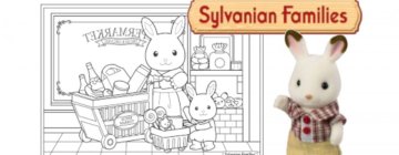Omaľovánky Sylvanian Families pre vaše deti