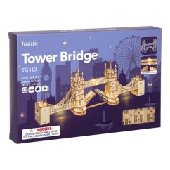 RoboTime Puzzle 3D en bois Tower Bridge Glowing