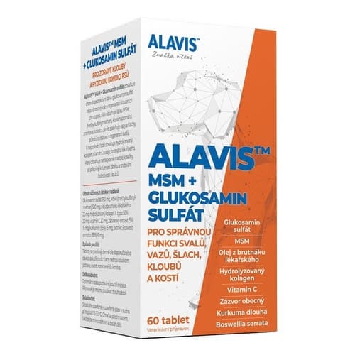 ALAVIS™ MSM + Glukosamin sulfát 60tbl
