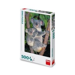 Dino Puzzle Koalas în copac 500 piese