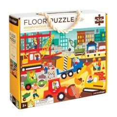 Petit Collage Plancher puzzle construction en ville