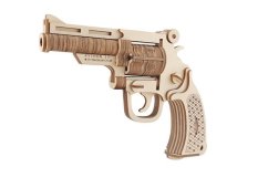 Drewniane puzzle 3D Woodcraft Revolver M19