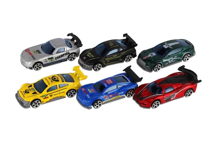 Auto závodní 6ks