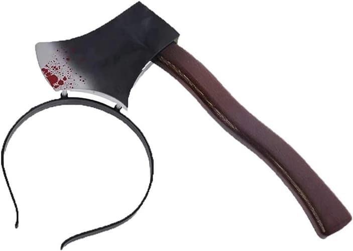 Halloweenská čelenka se sekerou