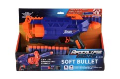 Pistole na pěnové náboje 28cm + 10 ks nábojů