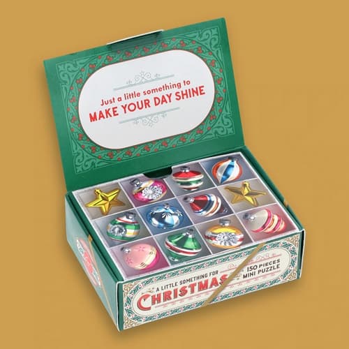 Chronicle Books Něco málo k Vánocům mini puzzle 150 dílků