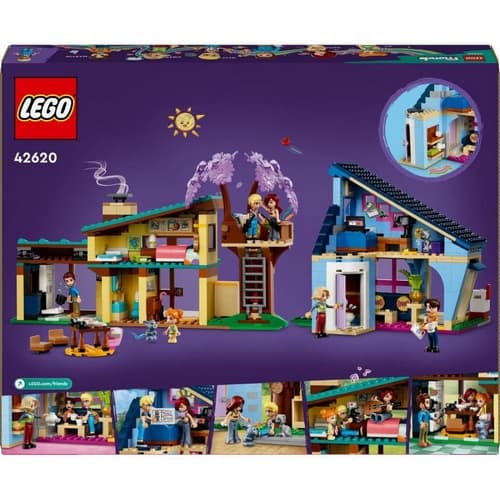 LEGO® Friends (42620) Domki rodzinne Olly'ego i Paisley