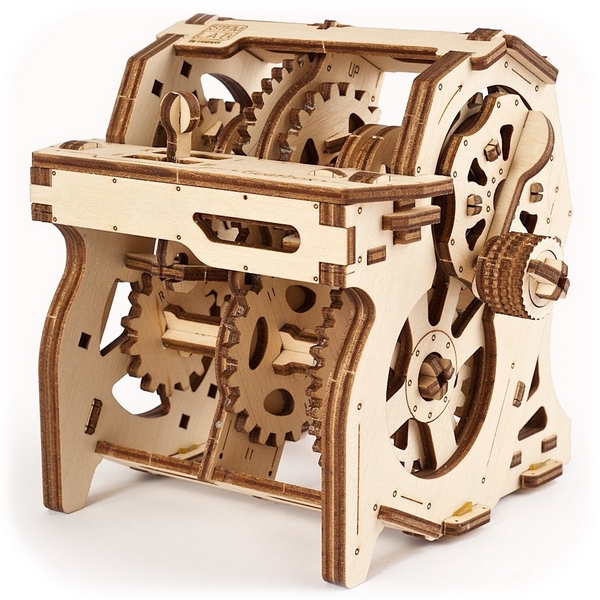 Ugears 3D Puzzle Mecánico de Madera STEM Educativo Caja de cambios