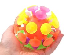 Boule à succion 10cm avec lumière