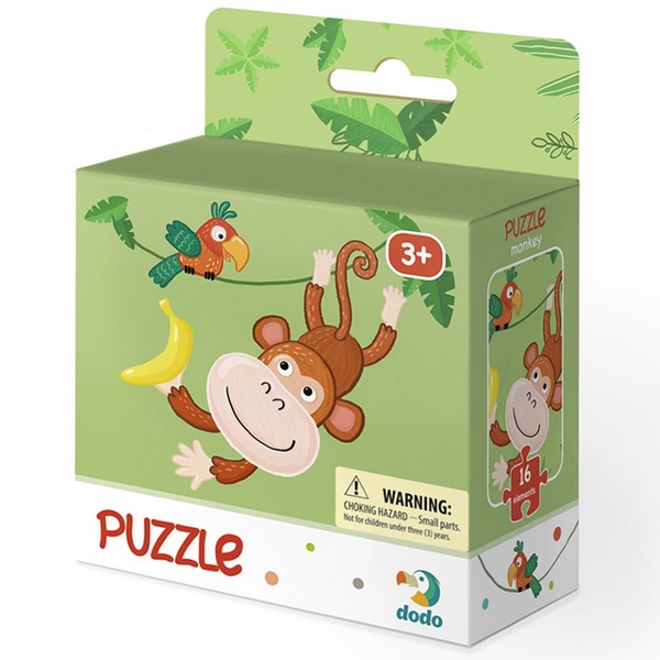 TM Toys Dodo Puzzle Monkey 16 dielov
