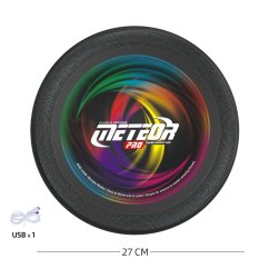 Bavytoy LED Frisbee Flying Disc 10.6" negru