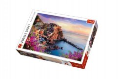 Puzzle Manarola, Włochy 85x58cm 1500 elementów w pudełku 40x27x6cm