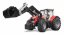 Bruder 3047 Traktor MASSEY FERGUSON + čelní nakladač