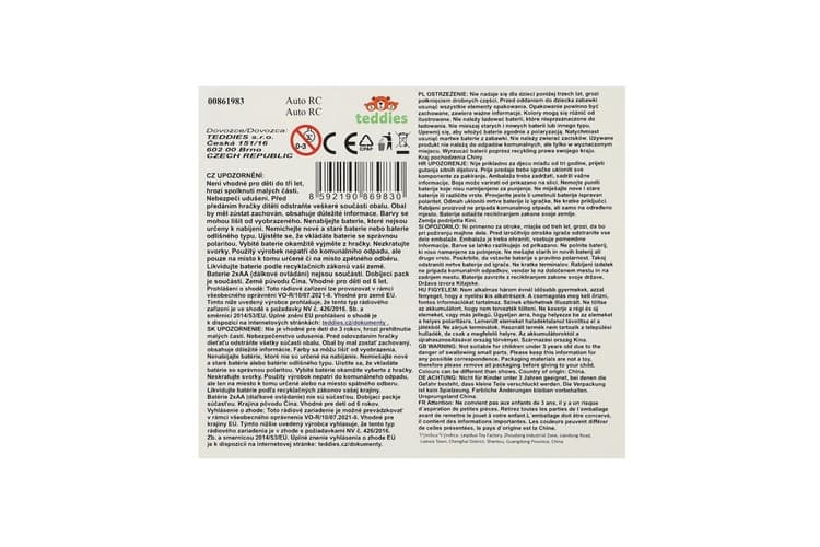 Auto RC Off-Road terénní 2,4GHz plast 32cm dobíjecí pack+baterie oranžové v krabici 38x23x26cm