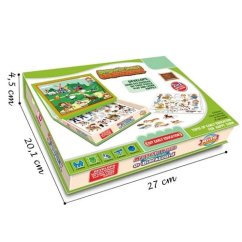 Bavytoy Magnetický stolík farma - sada s magnetmi