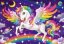 Ravensburger: Unicornio y Pegaso 2x24 piezas