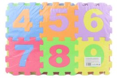 Puzzle de spumă 36 de piese numere și litere