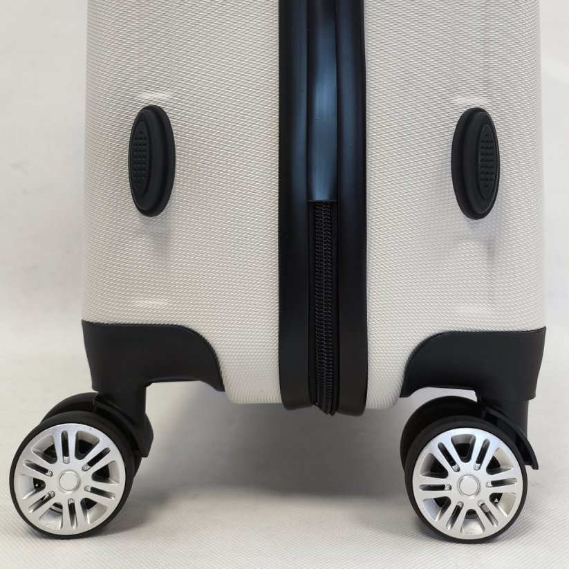 Bavy Cestovní kufr skořepinový 28" Stripes White