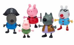 TM Toys PEPPA PIG - maškarní šaty, set 5 figurek