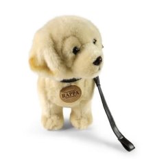 Rappa plüss kutya Golden Retriever álló pórázzal 25 cm KÖRNYEZETBARÁT