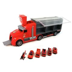 Bavytoy teherautó tűzoltóautókkal