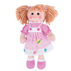 Bigjigs Toys Fabric Eva baba 34 cm