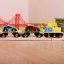 Bigjigs Rail Train de marchandises avec wagons et rails