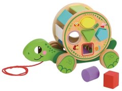 Tortue à tirer pour les enfants