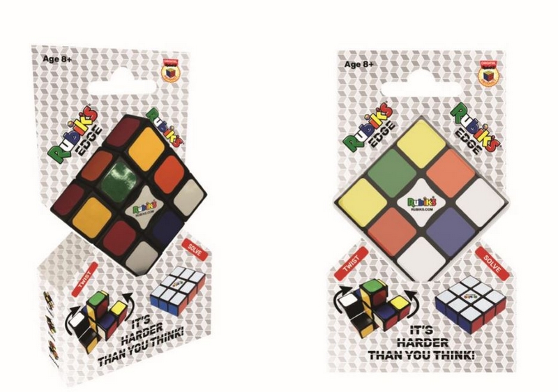 Rubik's cube 3x3x1 margine