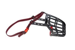 Karlie Műanyag szájkosár fekete L: 34cm W: 34-58cm