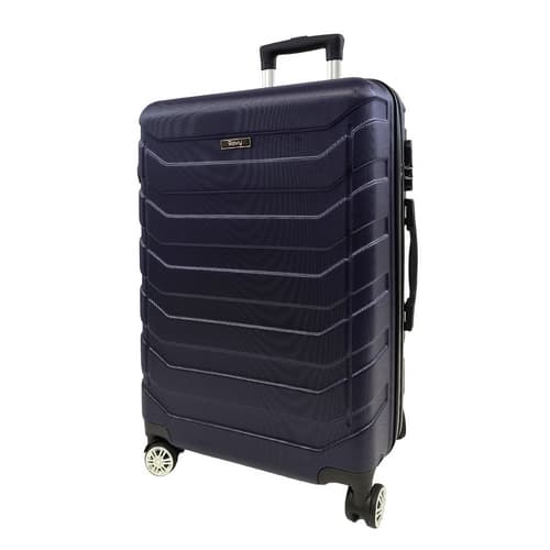 Bavy Cestovní kufr skořepinový 24" Ribs Navy