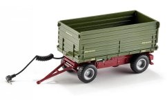 SIKU Control 6781- Tandem billenős pótkocsi akkumulátorral, RC-hez és infrához. Recepció, 1:32