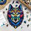 PUZZLE DE CULOARE DIN LEMN - Majestic Wolf