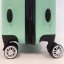 Bavy Valiză de călătorie cu carcasă rigidă 20" Stripes Light green