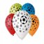 Balónik/balóniky nafukovacia futbalová lopta priemer 12'' 30cm 5ks vo vrecku