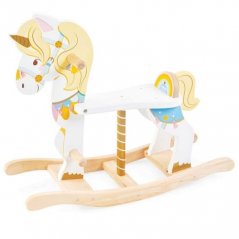 Le Toy Van Petilou Le Toy Van Petilou Unicorn din lemn cu balansoar
