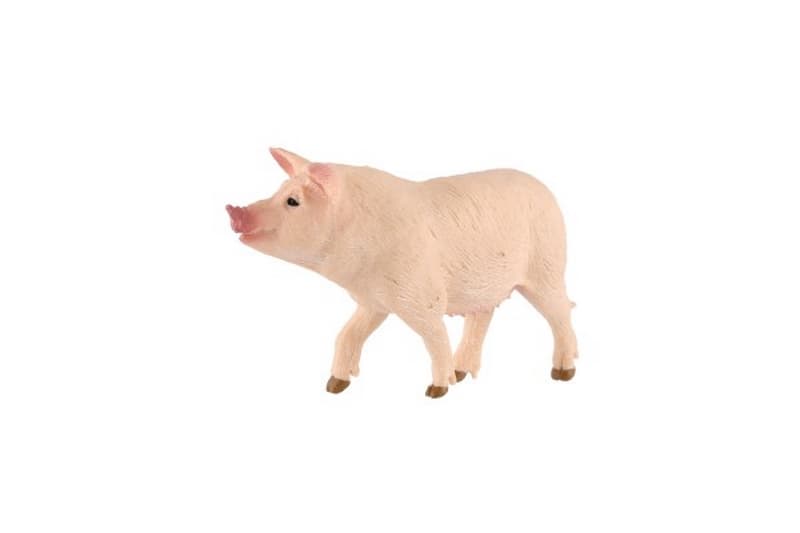 Cerdo doméstico zooted plástico 10cm en bolsa