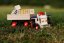 ABC Bino traktor gumikerekekkel és vontatójárművel