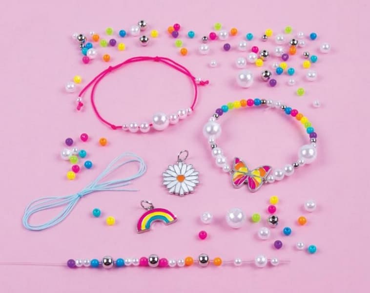 Jeu de bracelets arc-en-ciel