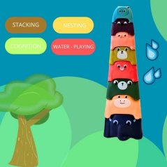 Bavytoy Gobelets pliables avec animaux