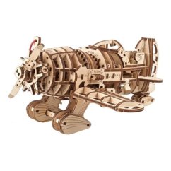 Drewniane puzzle mechaniczne Ugears 3D Samolot Mad Hornet