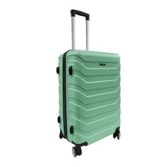 Bavy Cestovní kufr skořepinový 24" Ribs Light green