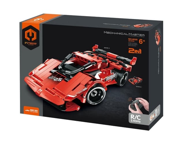 Zestaw iM.MASTER RC car 2in1plast 2,4GHz 351 części na baterie