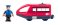 Voiture électrique moderne - rouge