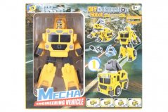 Skladací robot žltý